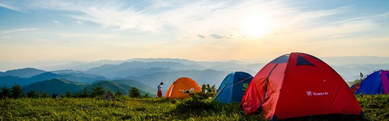 Camping - Summer Holiday - Blog Banner